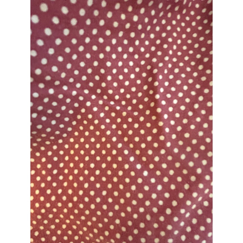 Ralph Lauren Vintage Queen Comforter Burgundy Floral Damask Polka Dot Cotton - Picture 10 of 10
